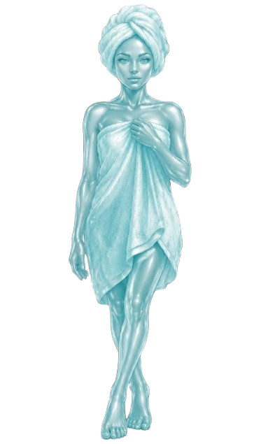 Med Spa Local SEO | Illustrated teal water figure, Donna Lou Marketing brand illustration Illustrated teal water figure, Donna Lou Marketing brand illustration